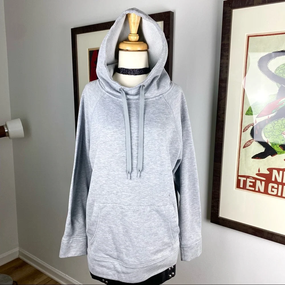 Athleta Incline Hoodie Gray M Super Soft spot - Picture 1 of 9